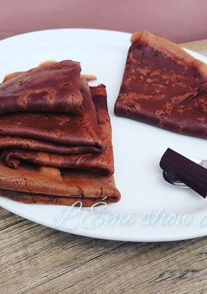 Une photo de Crêpes tout chocolat