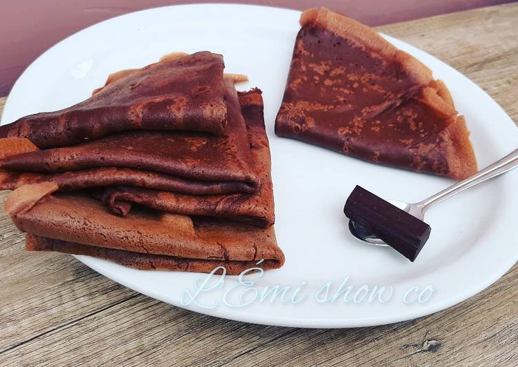 La façon simple de faire des recettes Crêpes tout chocolat spécial