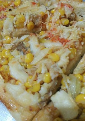 Foto resep Pizza chicken sweet corn