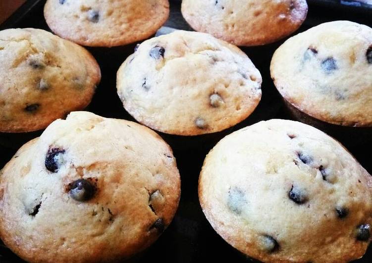 Resep Muffin vanilla chocochips (1/2 porsi) ala ci tintin yang Bikin Ngiler