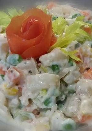 A picture of 🌿🥔🥕🌽Creamy Potato Salad🌽🥕🥔🌿.
