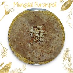 A picture of Moong dal puranpoli.