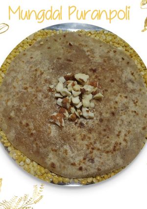 A picture of Moong dal puranpoli.