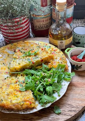 Une photo de 🍳Tortilla 🪺de patatas 🥔 🇪🇸