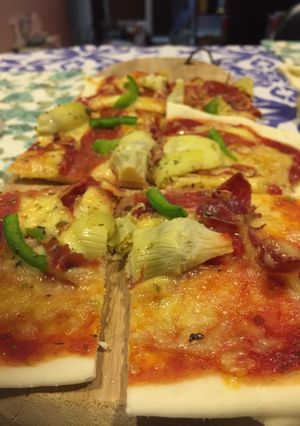 Una foto de Pizza