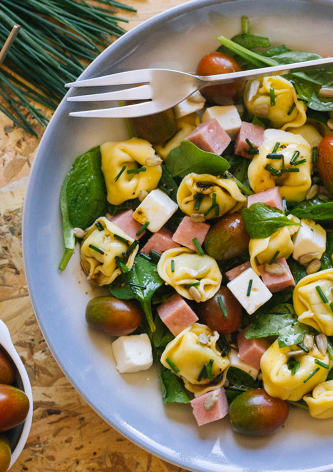 Una foto de Ensalada de tortellinis