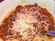A picture of chucks spaghetti
