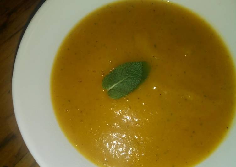 Steps to Make Ultimate Butternut squash soup recipe