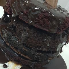 Chocolate mini tower cake❤😋😍 A picture of Chocolate mini tower cake❤😋😍.