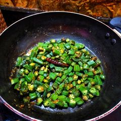 Easy Kurkure Bhindi A picture of Easy Kurkure Bhindi.