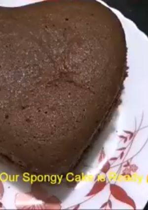 A picture of Chocolate Spongy cake.