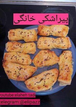عکسی از دستور پیراشکی خانگی🤗😍