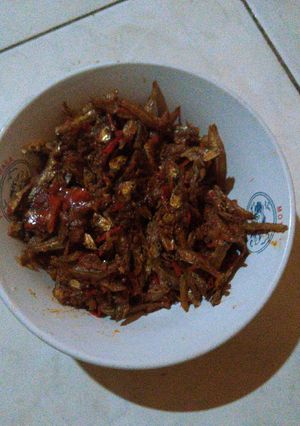 Foto resep Sambal teri pedas