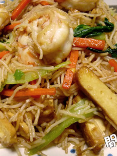 大蝦炒米粉 的食譜成品照片