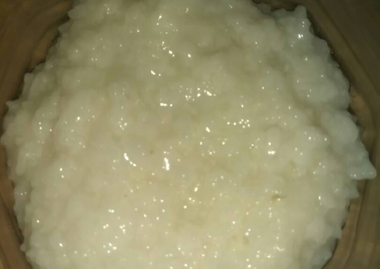 Bubur beras panci presto