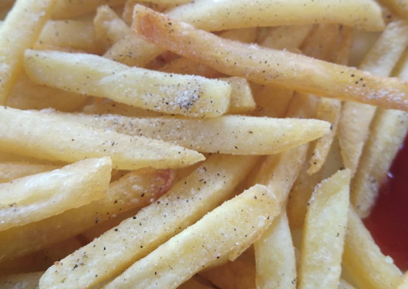 Crunchy potato fry