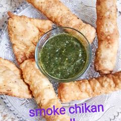 A picture of Smoke chickan roll.