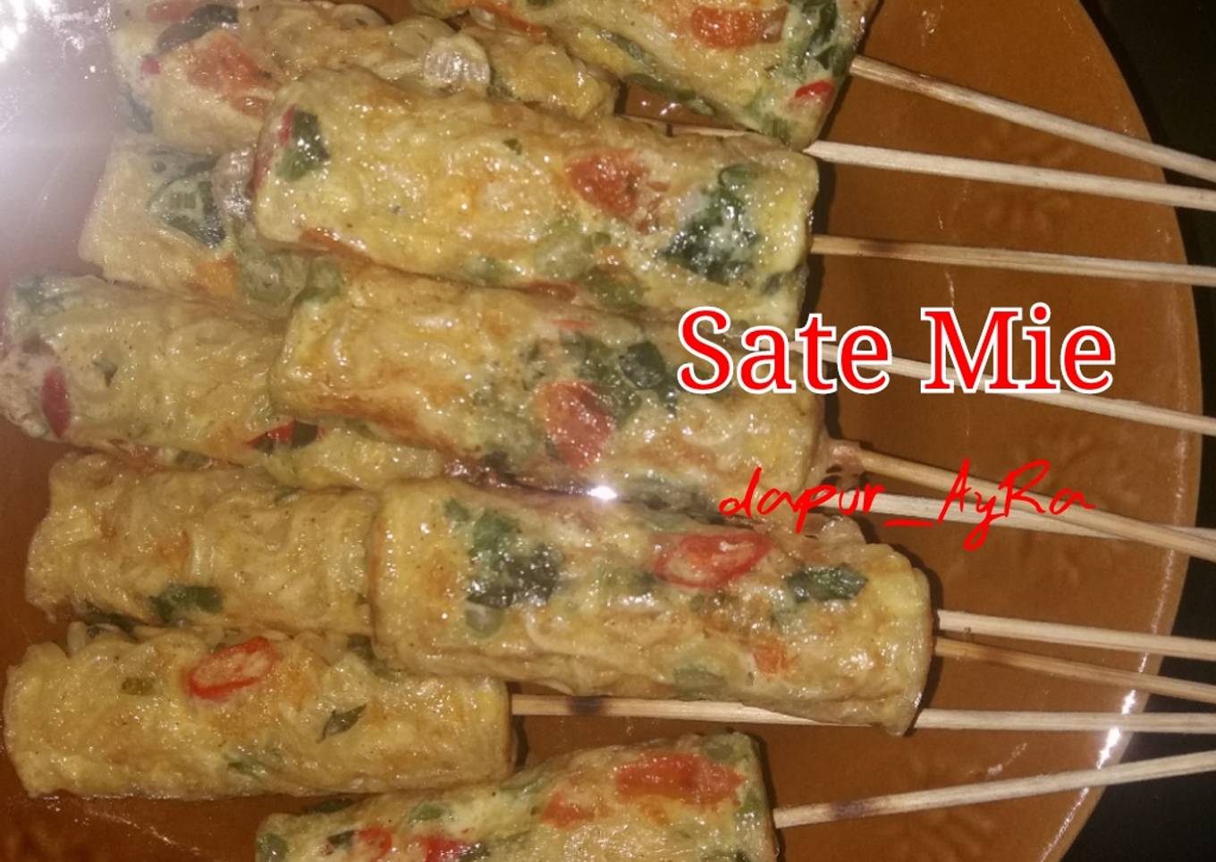 Sate Mie / Omelet Mie (Resep Praktis)