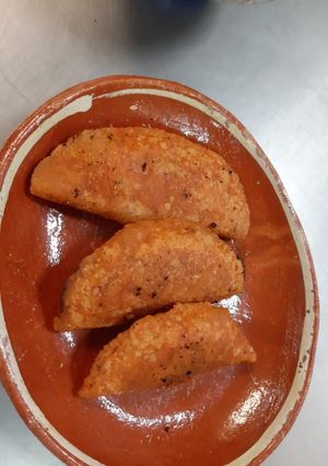 A picture of Beef and Black Bean Empanadas (Tabasco).