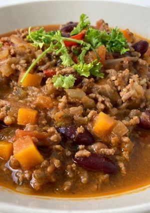 Una foto de Chili con carne