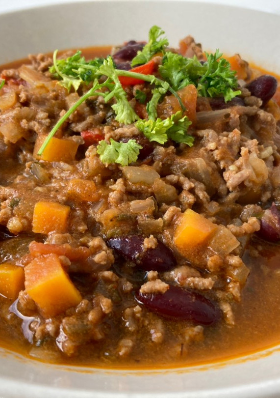 Una foto de Chili con carne