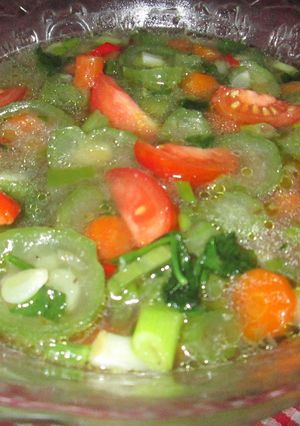 Foto resep Sop oyong wortel