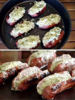 Foto de Linguiça Recheada com Creme de Alho - Ju na Cozinha