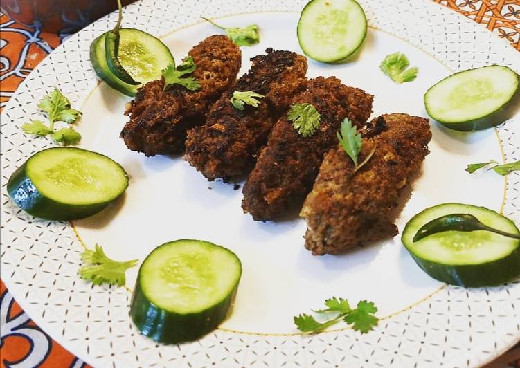 Afghani seekh kabab