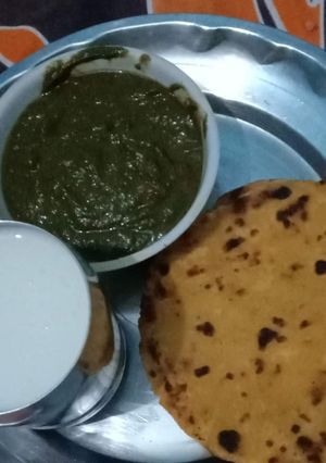 मक्का की रोटी (makka ki roti recipe in Hindi) रेसिपी मुख्य फोटो