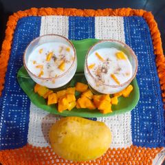 Keshar Mango Lassi A picture of Keshar Mango Lassi.