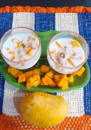 A picture of Keshar Mango Lassi.
