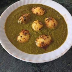 A picture of Baby Aloo Palak.