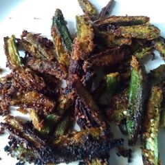 Crispy crunchy lady finger A picture of Crispy crunchy lady finger.