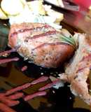 Lomo con salsa de frutos rojos