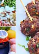 Spicy Wagyu Beef and Harissa Meatballs with Dip