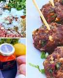 Spicy Wagyu Beef and Harissa Meatballs with Dip