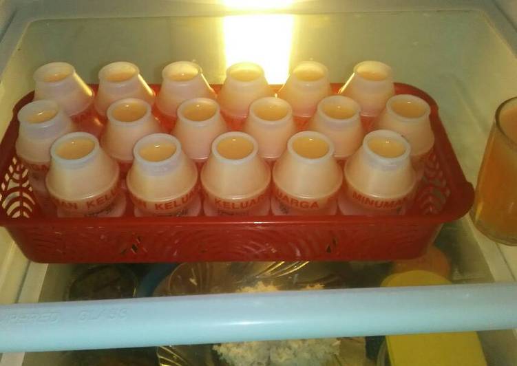 Olahan 🍍orange jelly sedot🍹 | Resep Membuat 🍍orange jelly sedot🍹 Yang Sempurna