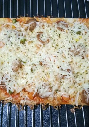 Foto resep Pizza crispy teflon #1
