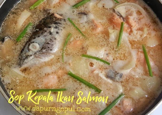 Resep Salmon Sop Kepala Ikan Salmon Oleh Amalia Dapurngepul Com