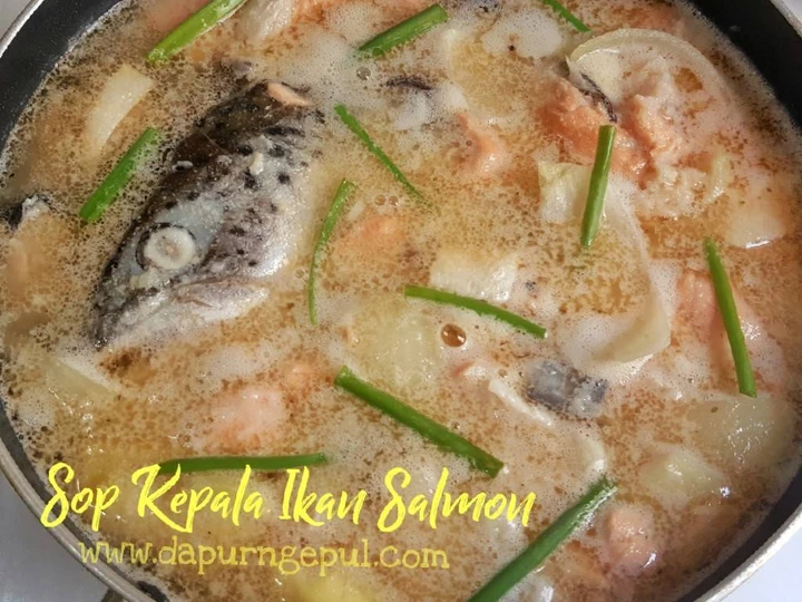 Cara Mudah Menyiapkan Resep Salmon (Sop Kepala Ikan Salmon) yang Lezat Sekali Anti Ribet, Mantap Sekali