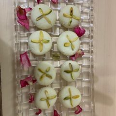 Instant milk peda A picture of Instant milk peda.