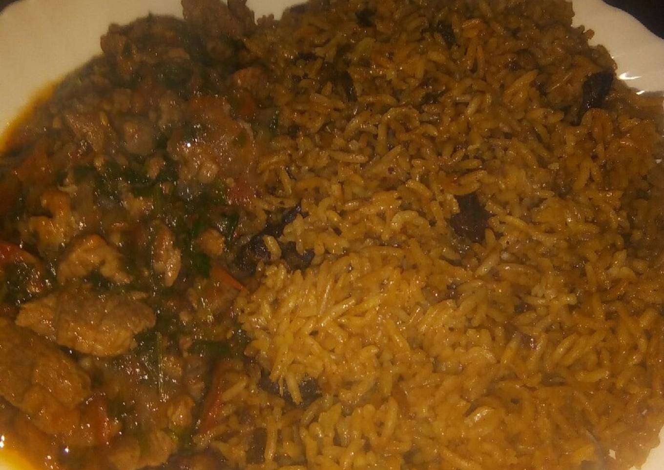 Pilau beef stew