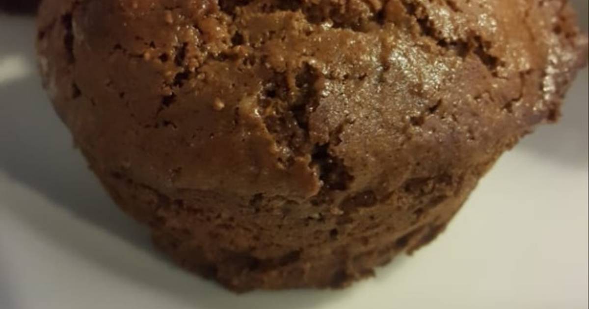Muffins de chocolate y banana sin leche ni huevo Receta de