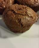 Muffins de chocolate y banana sin leche ni huevo