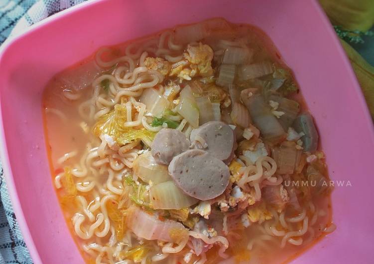 Cara Membuat Mi Nyemek Sawi Putih 20 Yang Lezat