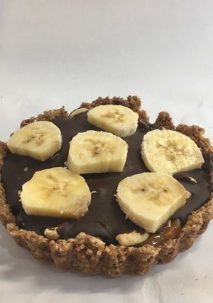 Una foto de Tartita express saludable y chocolatosa