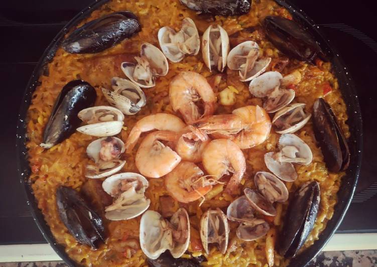 Paella al horno