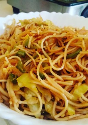 A picture of Hakka noodles.
