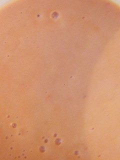 Una foto de Salmorejo sin pan