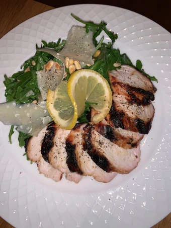 Easy Steps to Make Grilled chicken with arugula salad 🥗 the Delicious Appealing